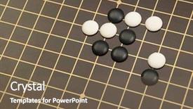  Presentation with chinese chinese - Slide set with weiqi or go the chinese background and a violet colored foreground