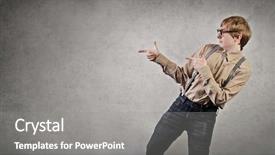  Presentation with cool - Presentation consisting of weird - cool guy background and a gray colored foreground