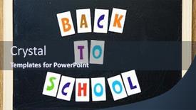  Presentation with welcome back - Slide deck having welcome-back-to-school-text background and a wine colored foreground