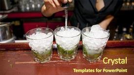  Presentation with bartender - Amazing presentation having welcome drink - female bartender pouring juice backdrop and a tawny brown colored foreground
