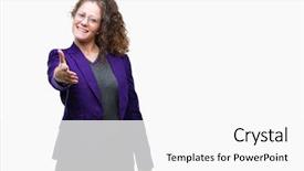  Presentation with student - Amazing slides having welcome education - young brunette student girl wearing backdrop and a white colored foreground