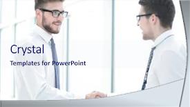  Presentation with staff - Audience pleasing slide deck consisting of welcome handshake of the staff backdrop and a sky blue colored foreground