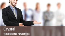  Presentation with welcome - Slide deck featuring welcome in the team background and a tawny brown colored foreground