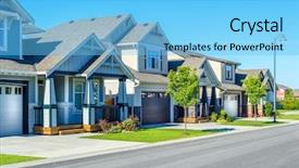  Presentation with luxury vintage house - Amazing PPT theme having welcome ppts - luxury house in vancouver canada backdrop and a light blue colored foreground