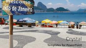  Presentation with welcome to worship - PPT layouts enhanced with welcome-to-rio-de-janeiro background and a light gray colored foreground
