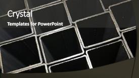  Presentation with pipes - PPT layouts with welded pipes made of steel background and a dark gray colored foreground
