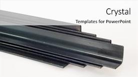  Presentation with welding in the steel industry - Theme consisting of welded steel angles on white background and a white colored foreground