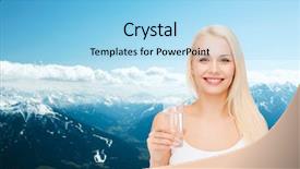  Presentation with health hope healing - PPT layouts enhanced with live well - health and beauty concept background and a light blue colored foreground