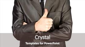  Presentation with done - Slides enhanced with well done - businessman background and a dark gray colored foreground