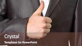  Presentation with done - Amazing PPT theme having well done - businessman backdrop and a tawny brown colored foreground