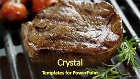  Presentation with tenderloin - Amazing theme having well done - closeup of juicy tenderloin backdrop and a wine colored foreground