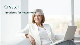  Presentation with looking for their - Presentation design consisting of donut peaches isolated on white background in studio background and a lemonade colored foreground