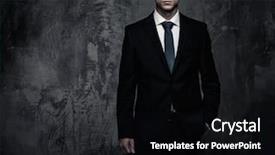  Presentation with black man - Beautiful presentation featuring well-dressed man in black backdrop and a  colored foreground