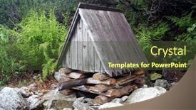  Presentation with well - Slides consisting of well-in-slovakia-in-europe background and a tawny brown colored foreground