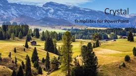  Presentation with international - Cool new theme with well-known international ski resort backdrop and a  colored foreground