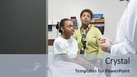  Presentation with listening and communication skills - PPT layouts having well soon - girl and mother listening background and a light blue colored foreground