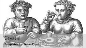  Presentation with wolverine - Audience pleasing PPT layouts consisting of well-stocked-table-with-food backdrop and a light gray colored foreground