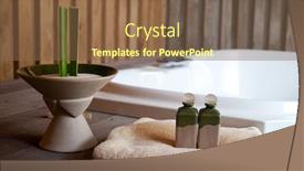  Presentation with wellness - Cool new slides with wellness area backdrop and a tawny brown colored foreground