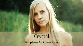  Presentation with summer - Presentation theme with wellness categories - beautiful young blond woman background and a  colored foreground