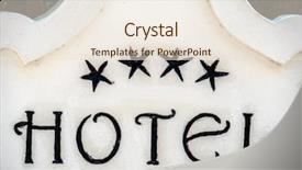  Presentation with hotel - Presentation theme consisting of wellness categories - four star hotel background and a  colored foreground