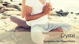  Presentation with lifestyle - PPT layouts enhanced with wellness coaching - fitness sport people and lifestyle background and a lemonade colored foreground