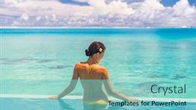  Presentation with luxury lifestyle - Slide deck consisting of wellness-spa-healthy-body-care background and a seafoam green colored foreground