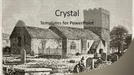  Presentation with welsh - Slide deck enhanced with welsh graveyard old view created background and a  colored foreground