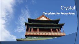  Presentation with ancient china - Slide set consisting of were used to tell time background and a  colored foreground