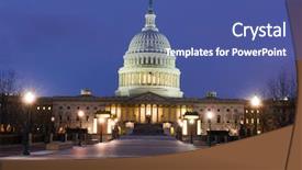  Presentation with united states capitol building - Amazing PPT layouts having east west - united states capitol building backdrop and a ocean colored foreground