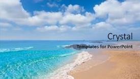  Presentation with florida beach - Colorful PPT layouts enhanced with west beach fort zachary taylor backdrop and a light blue colored foreground