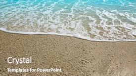  Presentation with florida beach - Colorful PPT layouts enhanced with west beach fort zachary taylor backdrop and a coral colored foreground