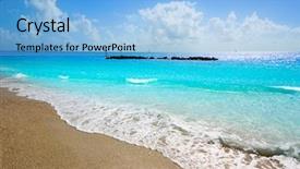  Presentation with west borneo culture - Audience pleasing PPT layouts consisting of west beach fort zachary taylor backdrop and a light blue colored foreground