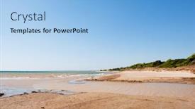  Presentation with west - Colorful PPT layouts enhanced with west-coast-from-greece backdrop and a light blue colored foreground