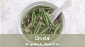  Presentation with shield - Presentation enhanced with west-lake-water-shield-soup background and a gray colored foreground