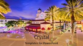  Presentation with florida beach - Colorful slides enhanced with west palm beach florida usa backdrop and a coral colored foreground