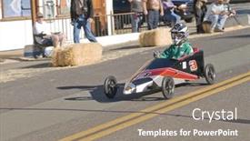  Presentation with community day - Presentation design with west-point-ca-october-4 background and a gray colored foreground