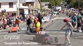  Presentation with community day - Presentation theme consisting of west-point-ca-october-4 background and a gray colored foreground