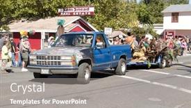  Presentation with community day - Presentation theme featuring west-point-ca-october-4 background and a gray colored foreground