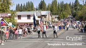  Presentation with community day - Presentation theme with west-point-ca-october-4 background and a gray colored foreground