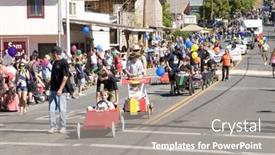  Presentation with community day - Audience pleasing presentation theme consisting of west-point-ca-october-4 backdrop and a gray colored foreground