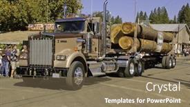  Presentation with logging truck - 