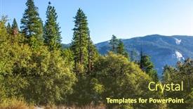  Presentation with world heritage - Presentation theme consisting of western-cordillera-granite-rocks-attract background and a tawny brown colored foreground