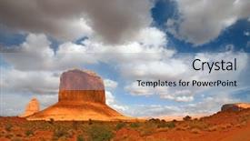  Presentation with cloud - Theme enhanced with western dance - monument valley giants with cloud background and a light blue colored foreground