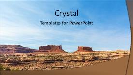  Presentation with horse - Theme with indian states - panoramic view of canyon background and a light blue colored foreground