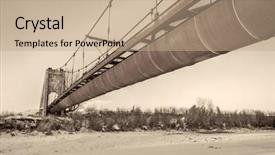  Presentation with sugar factory - Presentation theme with western sugar company effluent flume background and a coral colored foreground