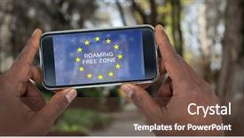  Presentation with trees - Beautiful slides featuring western union - close up of hand holding backdrop and a tawny brown colored foreground