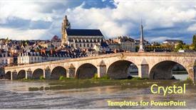  Presentation with indian historical art - Presentation design having western union - landmarks of france - historical background and a tawny brown colored foreground