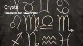  Presentation with aquarius - PPT theme with scorpio sagittarius capricorn aquarius pisces background and a dark gray colored foreground