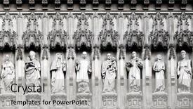  Presentation with city church - Colorful PPT layouts enhanced with westminster abbey the collegiate church backdrop and a light gray colored foreground