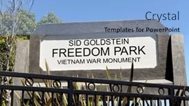  Presentation with vietnam war - Colorful theme enhanced with westminster-california-5-july-2021 backdrop and a light blue colored foreground